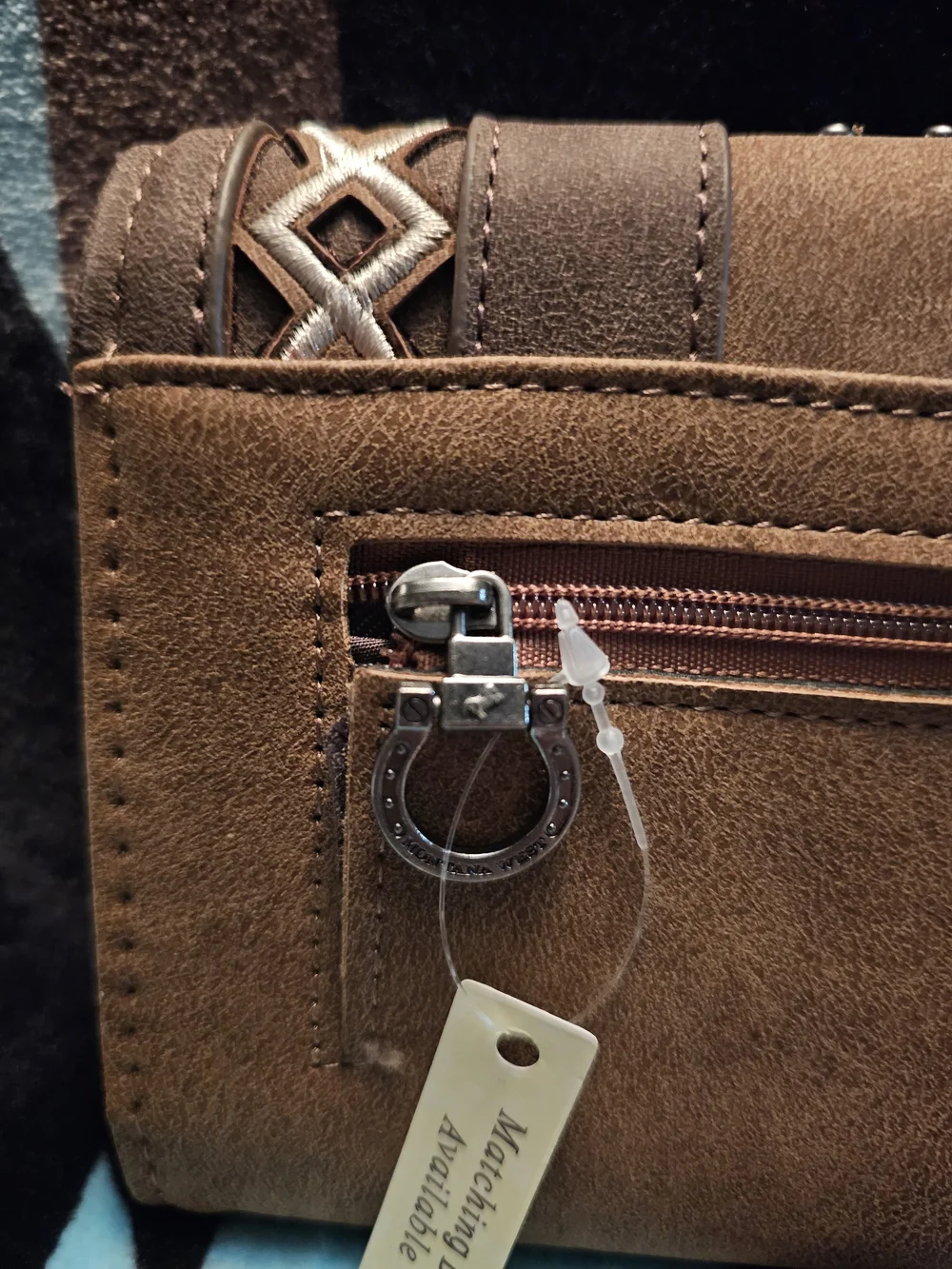 Montana West Brown Embellished Women's Wallet